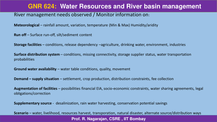 gnr 624 water resources and river basin management