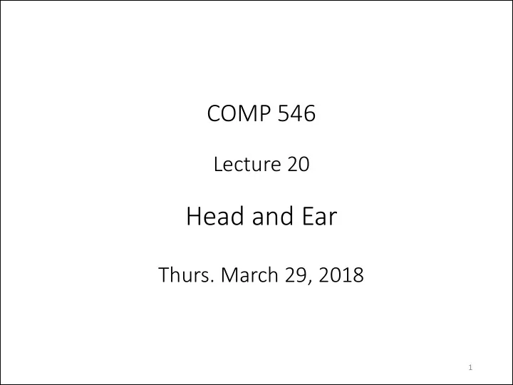 head and ear
