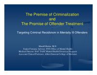 the premise of criminalization and the promise of