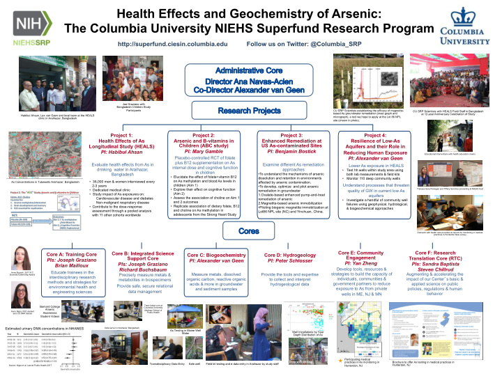 health effects and geochemistry of arsenic the columbia