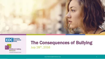 Cli  lick  k to ed  o edit  it Mas  aster  er ti  titl  tle  e sty  tyle  le  Th  The  e Cons