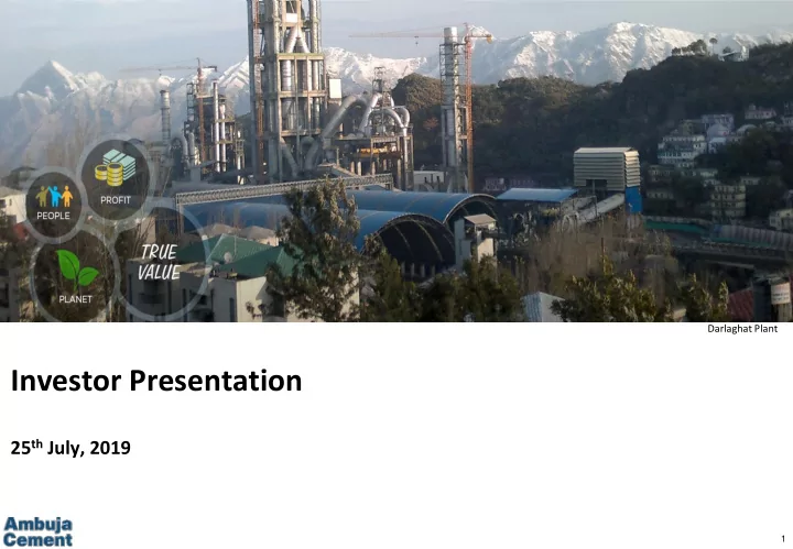 investor presentation