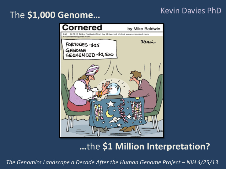 the 1 000 genome the 1 million interpretation