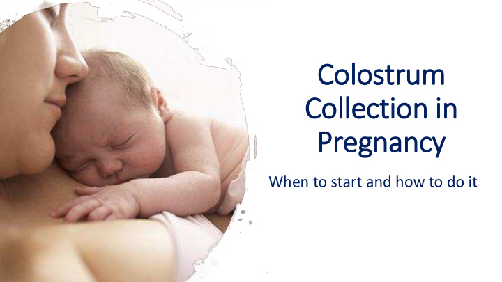 collection in pregnancy