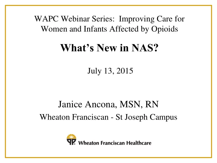 what s new in nas