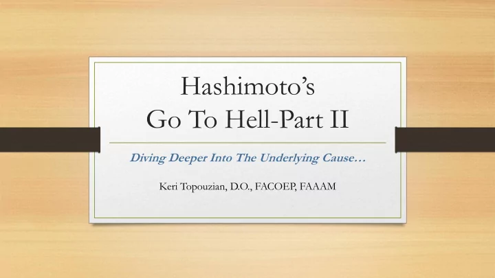 hashimoto s