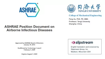 College of Mechanical Engineering  Peng Xu, PhD, PE, MBA  Professor, Tongji University  Shanghai,