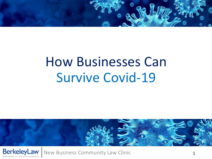 how businesses can survive covid 19