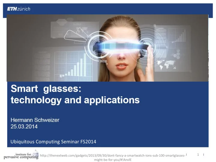 ubiquitous computing seminar fs2014