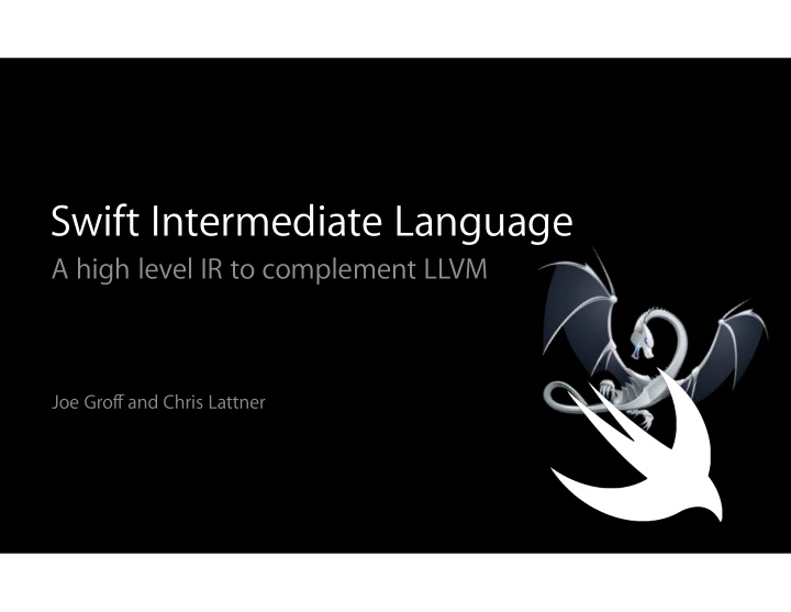 swift intermediate language