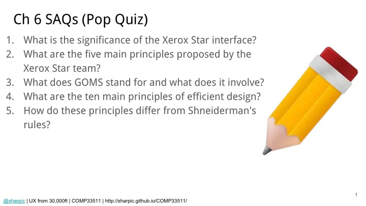ch 6 saqs pop quiz