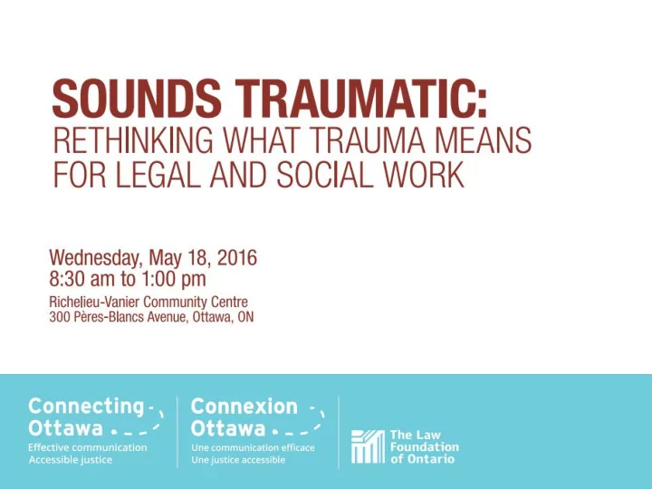 connecting ottawa