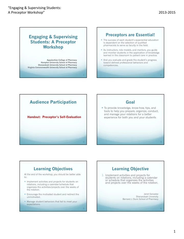 engaging supervising