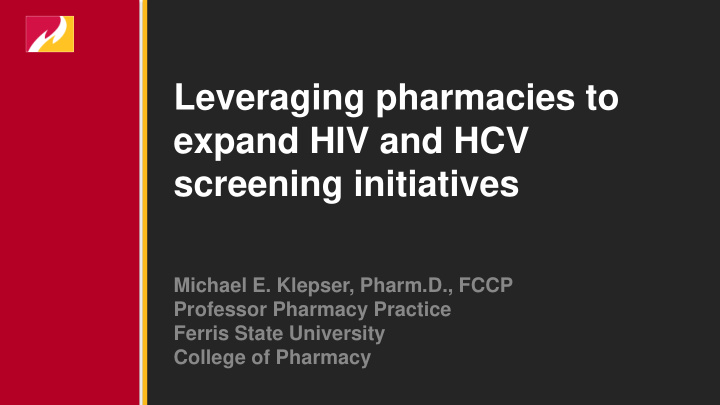 expand hiv and hcv