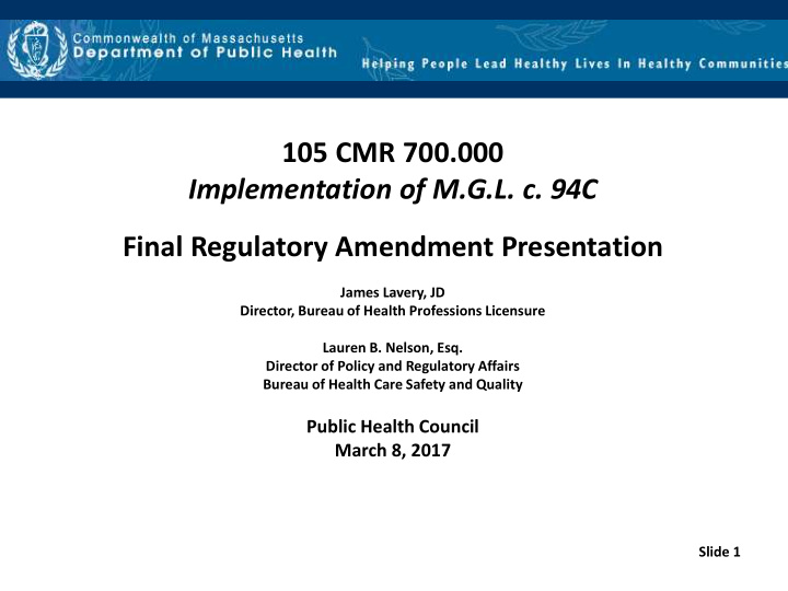 implementation of m g l c 94c
