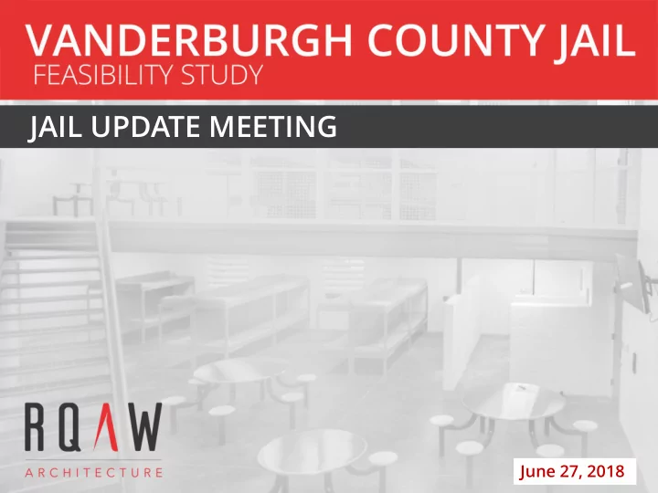 jail update meeting