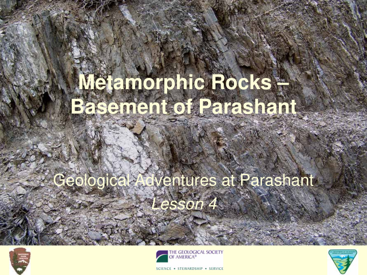 metamorphic rocks basement of parashant