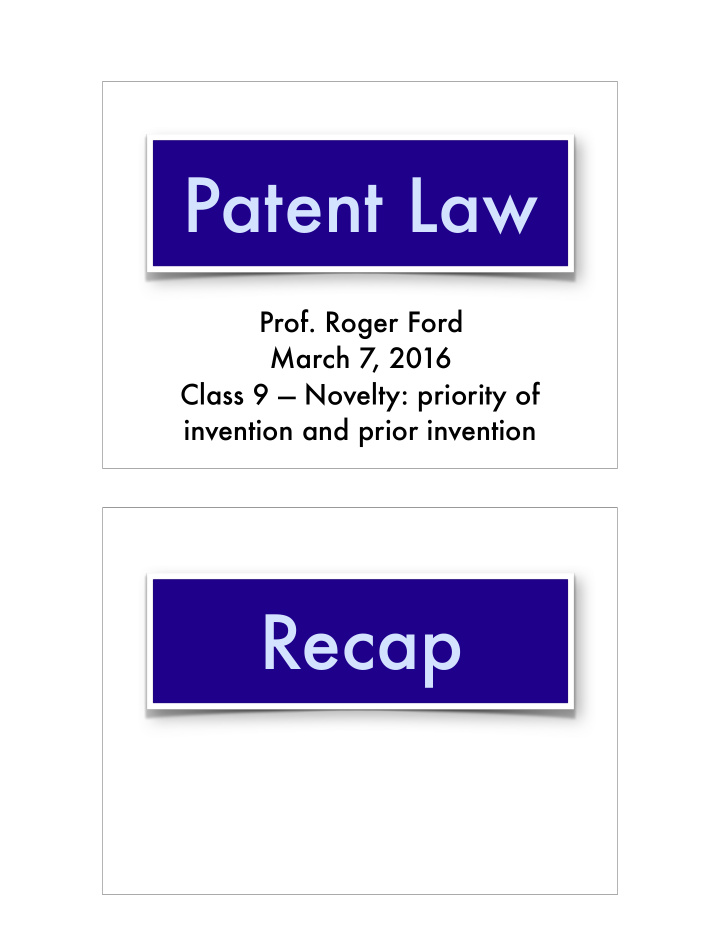 patent law