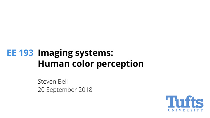 ee 193 imaging systems human color perception