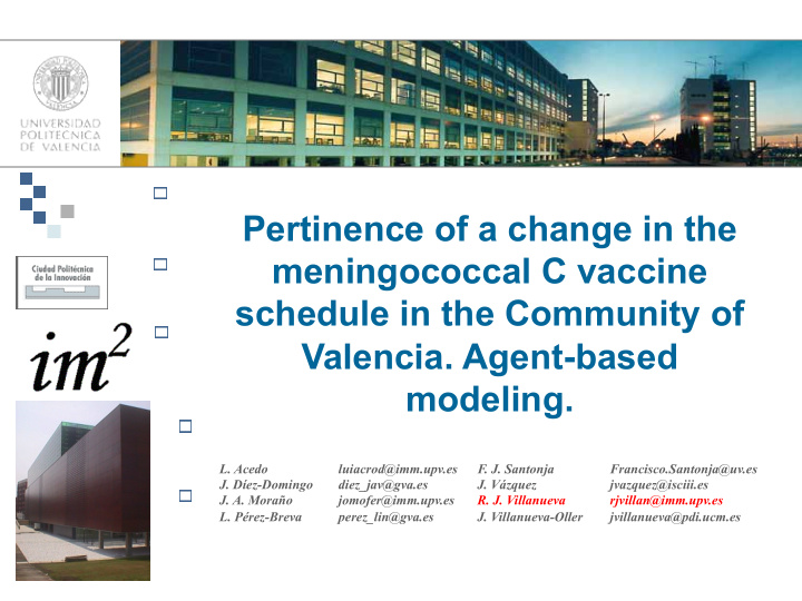 pertinence of a change in the meningococcal c vaccine
