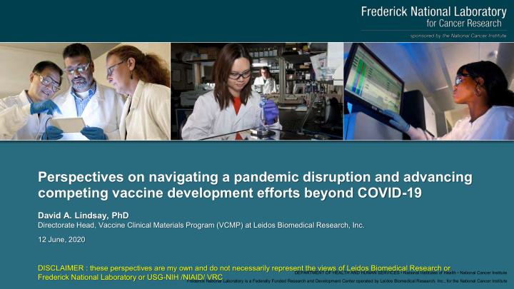 perspectives on navigating a pandemic disruption and