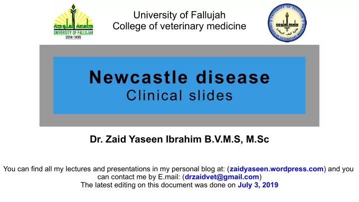 newcastle disease