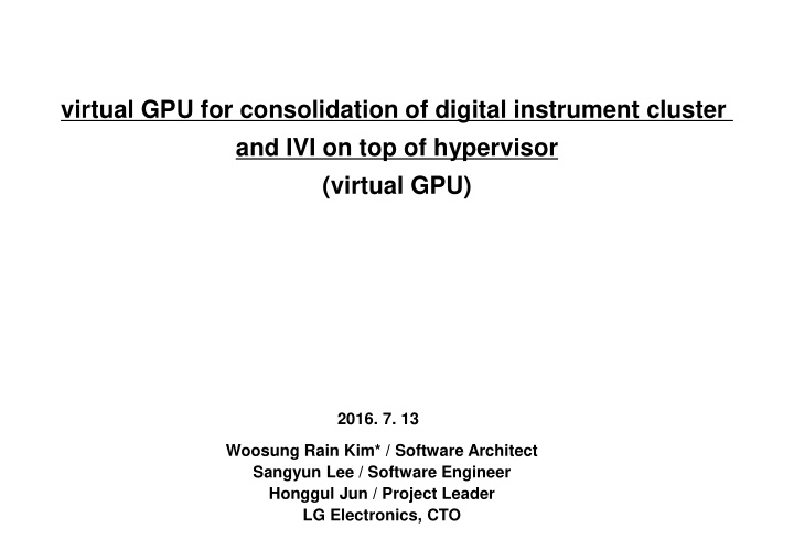 virtual gpu