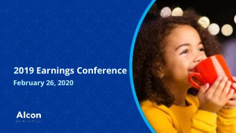 2019 Earnings Conference  February 26, 2020  Legal Disclaimers  Forward-Looking Statements  This