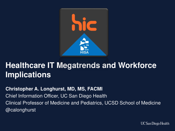 healthcare it megatrends and workforce