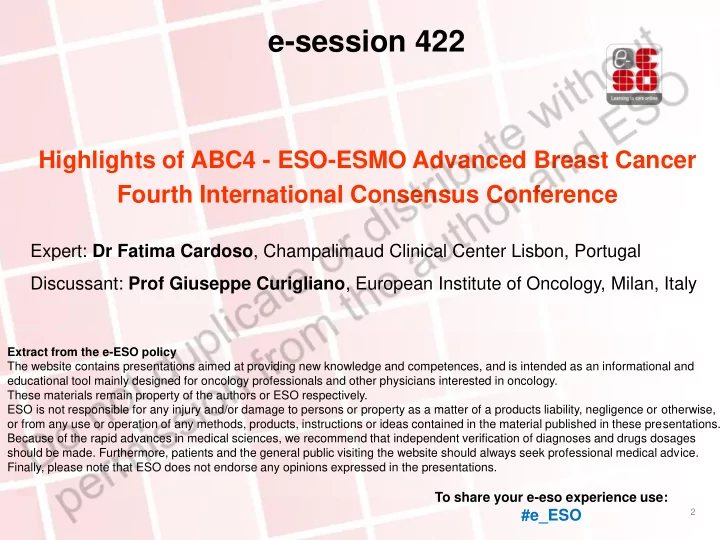 e session 422