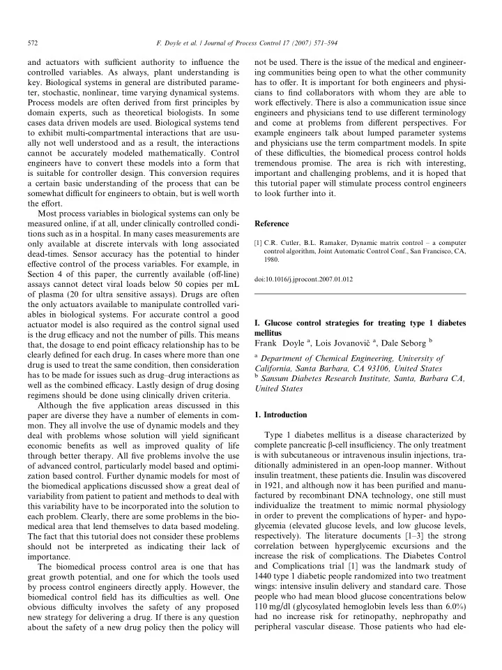 and actuators with sufficient authority to influence the