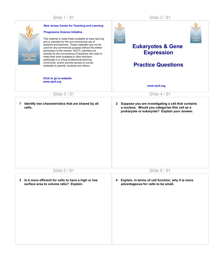 eukaryotes gene