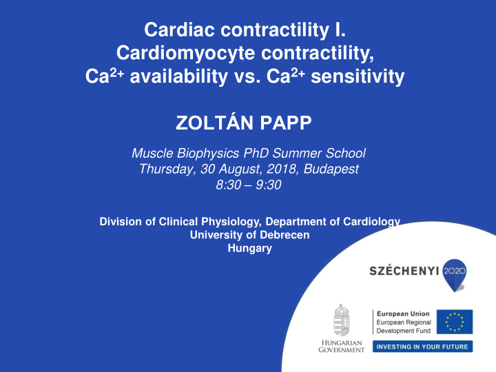 cardiac contractility i cardiomyocyte contractility ca 2
