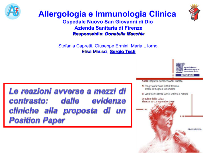 allergologia e immunologia clinica