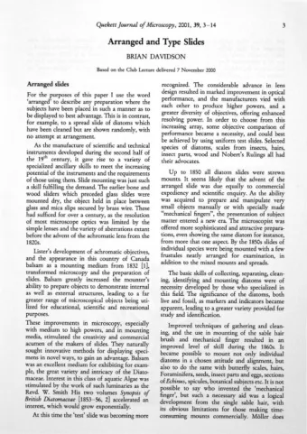 '   FIG . 1. A butterfly scale arrangement by Topping, c. 1860. Arranged and Type Slides  5  F1