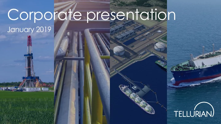 corporate presentation