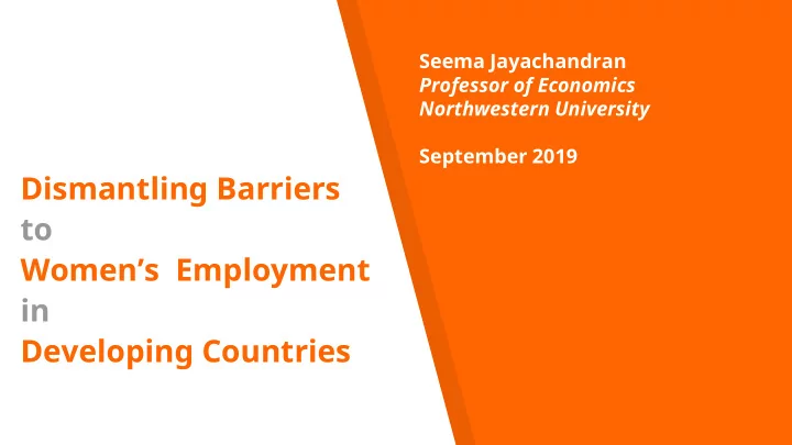 developing countries overview