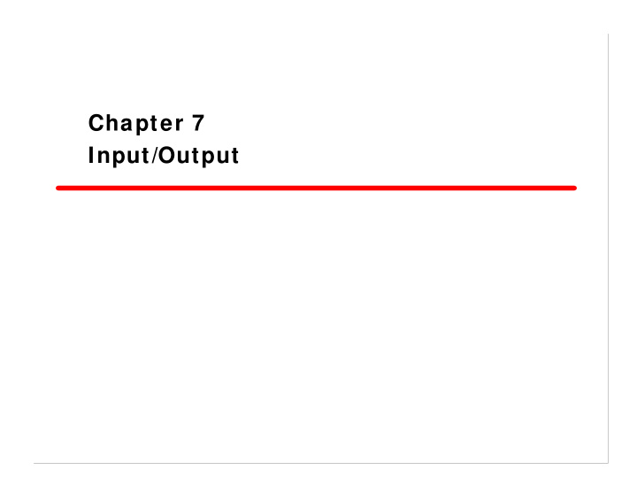 chapter 7 input output contents