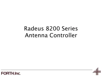 Antenna Controller  Earth Station 11m Antenna  Ancient History  Vertex (now General Dynamics)