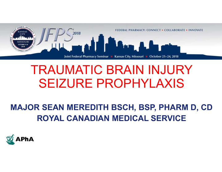 traumatic brain injury seizure prophylaxis