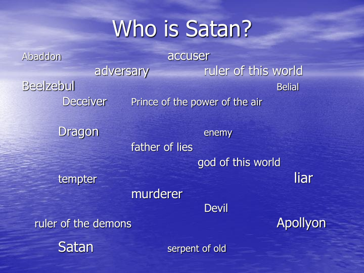 who is satan
