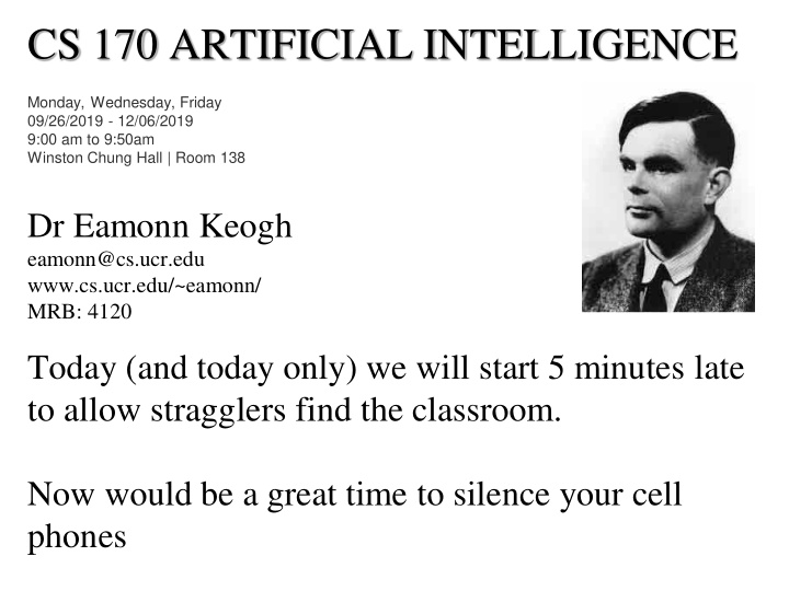 cs 170 artificial intelligence