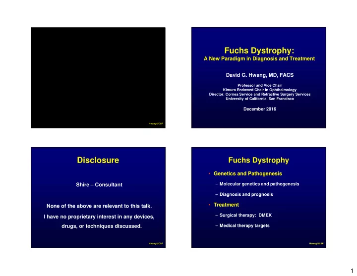 fuchs dystrophy