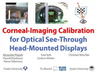 Villanueva 08  HMD  Image  Screen  Cornea Position Estimation