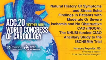 Natural History Of Symptoms  and Stress Echo  Findings in Patients with  Moderate Or Severe