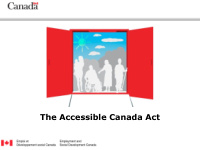 the accessible canada act the accessible canada act