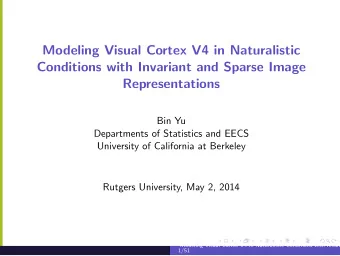 Modeling Visual Cortex V4 in Naturalistic  Conditions with Invariant and Sparse Image
