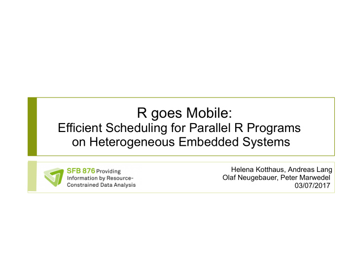 r goes mobile