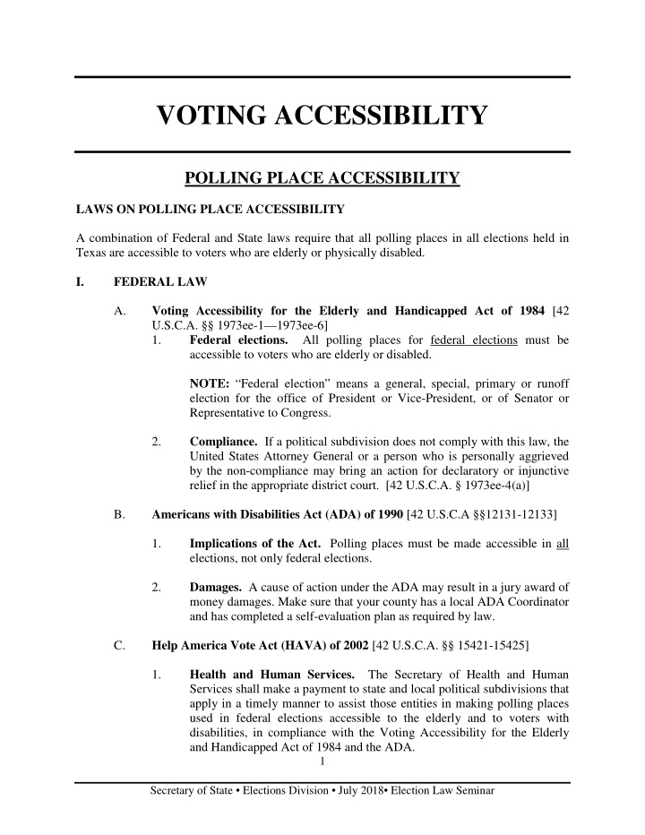 voting accessibility