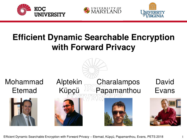 efficient dynamic searchable encryption